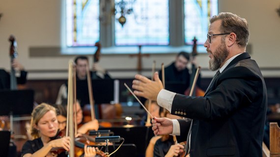 Malmö akademiska kör och orkester Brahms Vokalsymfoni, Johanneskyrkan.Daniel Hansson, director musices.